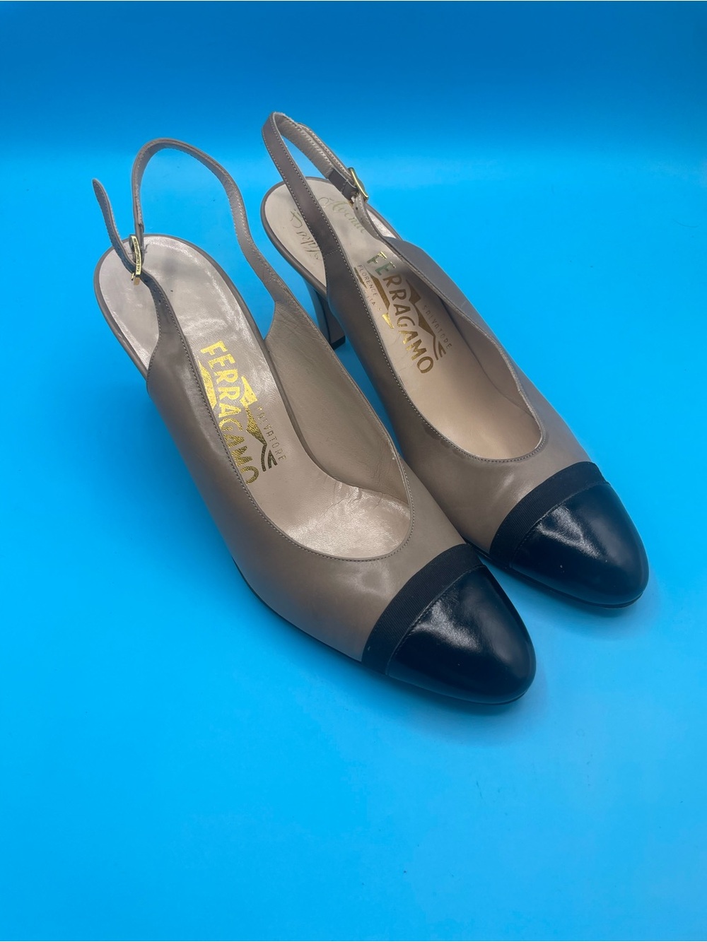 Salvatore Ferragamo women's‎ Scalena slingback heels